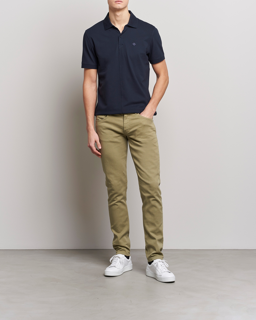 Homme | Polos | J.Lindeberg | Rubi Slim Fit Polo Navy