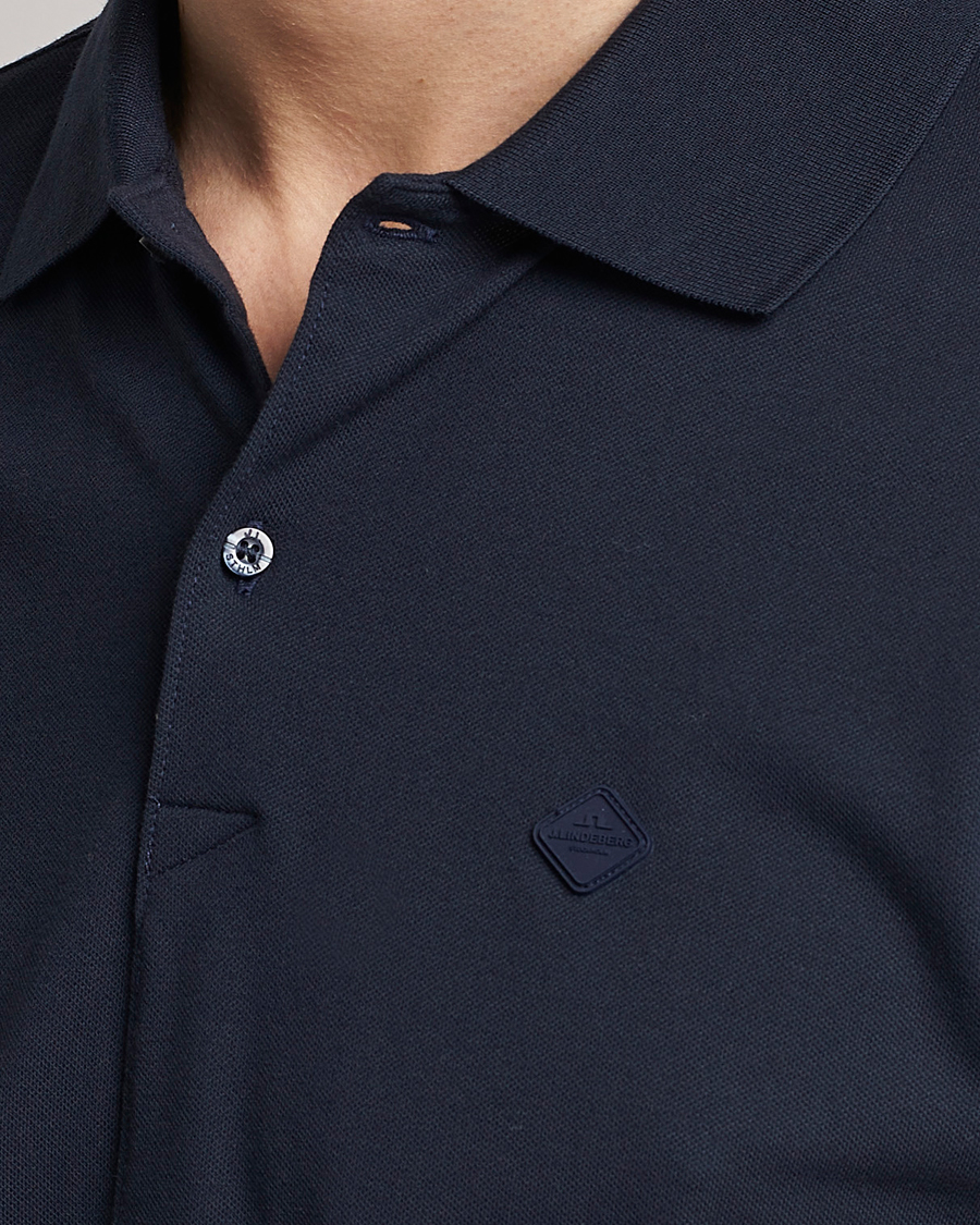 Homme | Polos | J.Lindeberg | Rubi Slim Fit Polo Navy