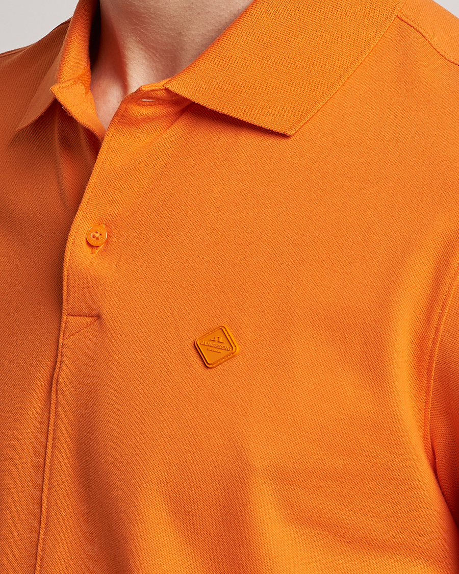 Homme | Polos | J.Lindeberg | Rubi Slim Fit Polo Russet Orange