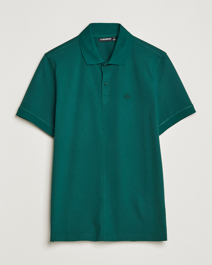 Homme | Polos | J.Lindeberg | Rubi Slim Fit Polo Rain Forest