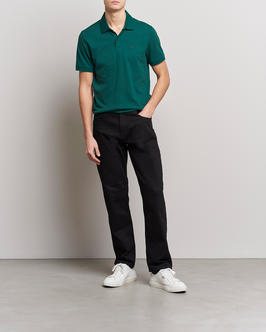 Homme | Polos | J.Lindeberg | Rubi Slim Fit Polo Rain Forest