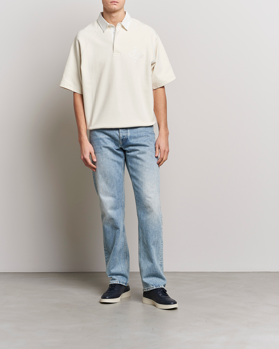 Homme | Polos | J.Lindeberg | Roman Short Sleeve Rugby Jersey Polo Turtledove