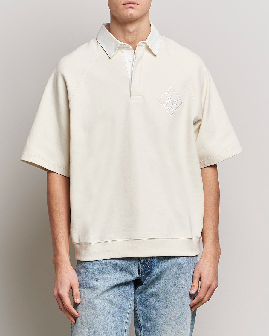 Homme | Polos | J.Lindeberg | Roman Short Sleeve Rugby Jersey Polo Turtledove