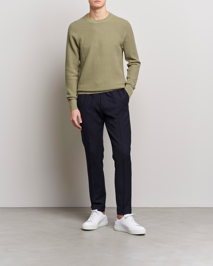 Homme | Pulls Et Tricots | J.Lindeberg | Arthur Structure Organic Cotton Crew Neck Aloe