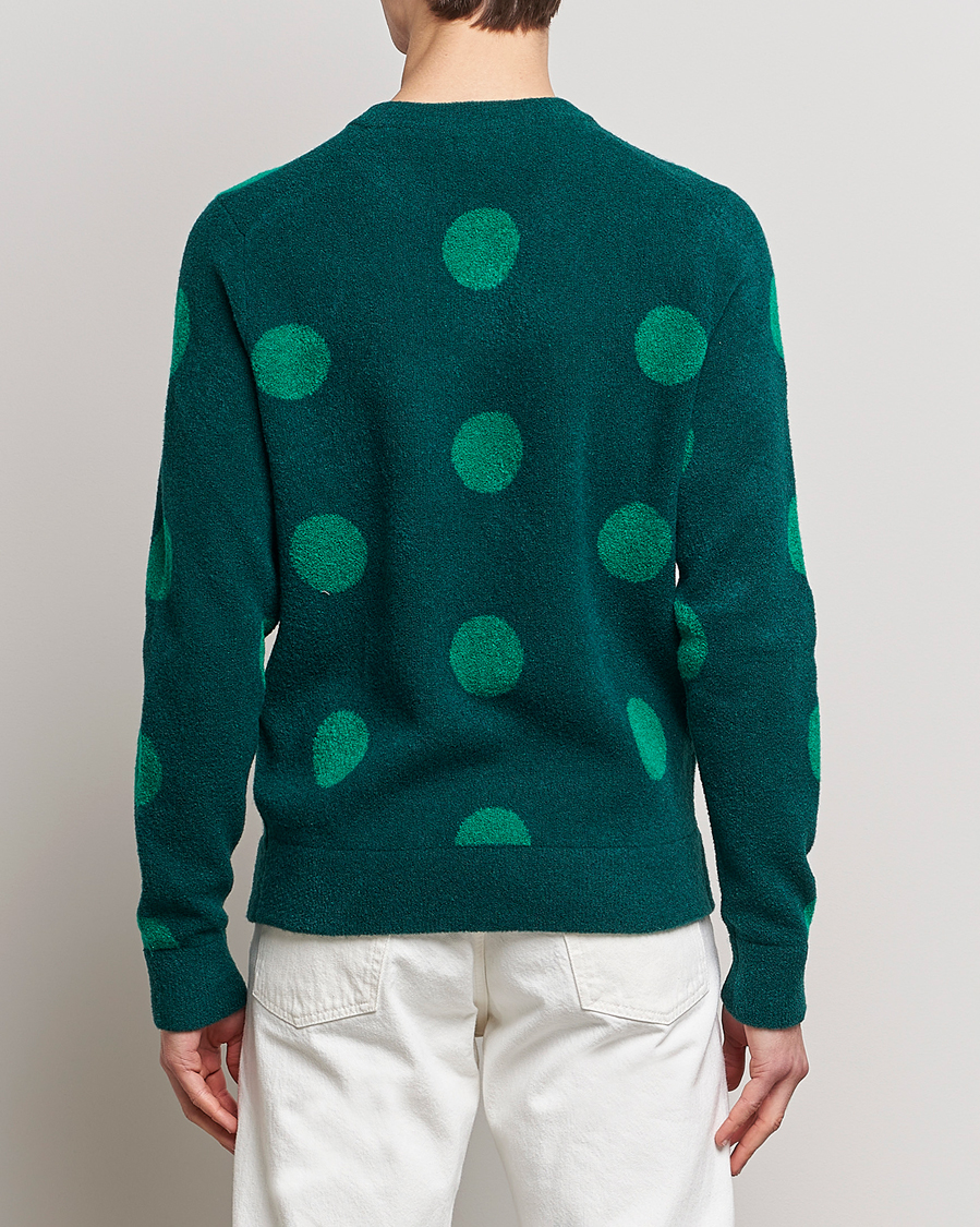 Homme | Pulls Et Tricots | J.Lindeberg | Dotte Hairy Jacquard Crewneck Rain Forest
