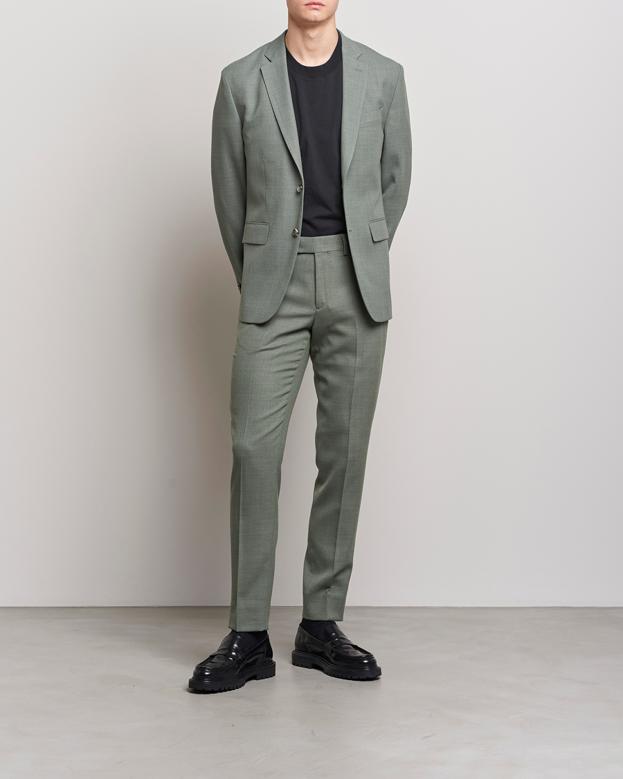 Homme | Pantalons | J.Lindeberg | Grant Active Hopsack Pants Aloe
