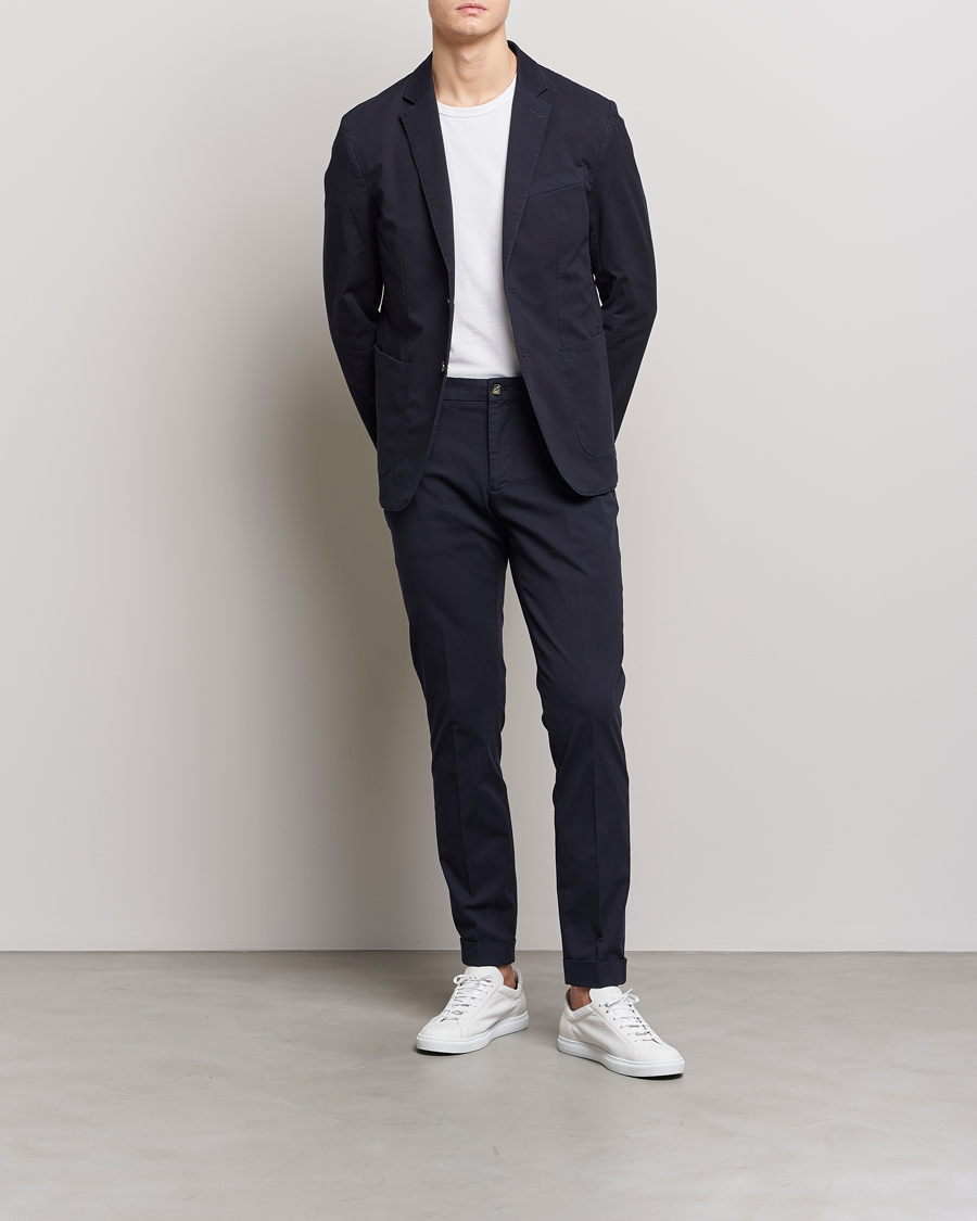 Homme | Blazers | J.Lindeberg | Hopper Cotton Garment Dye Blazer Navy