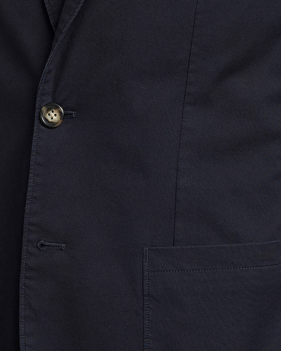 Homme | Blazers | J.Lindeberg | Hopper Cotton Garment Dye Blazer Navy