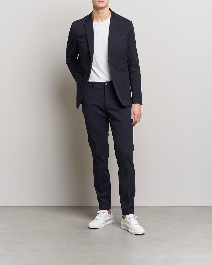 Homme | Pantalons | J.Lindeberg | Grant Cotton Garment Dye Pants Navy