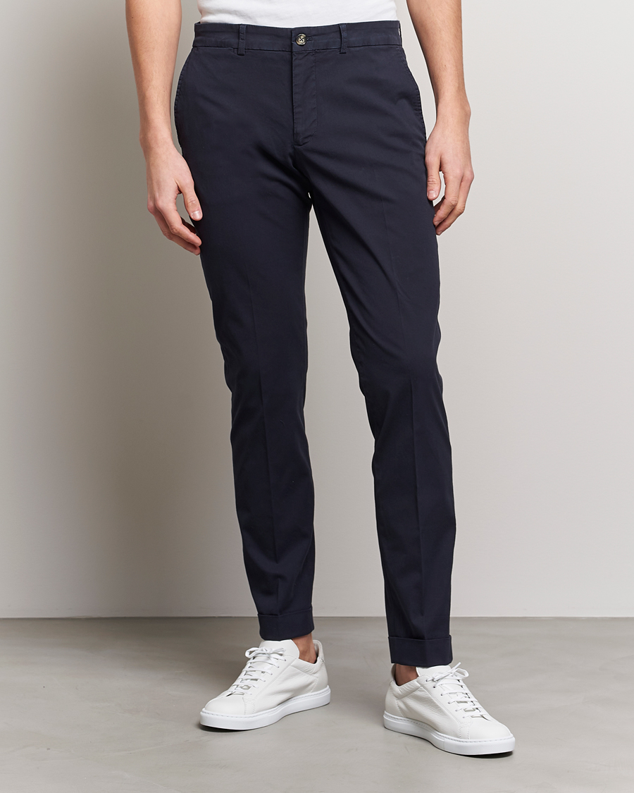 Homme | Pantalons | J.Lindeberg | Grant Cotton Garment Dye Pants Navy