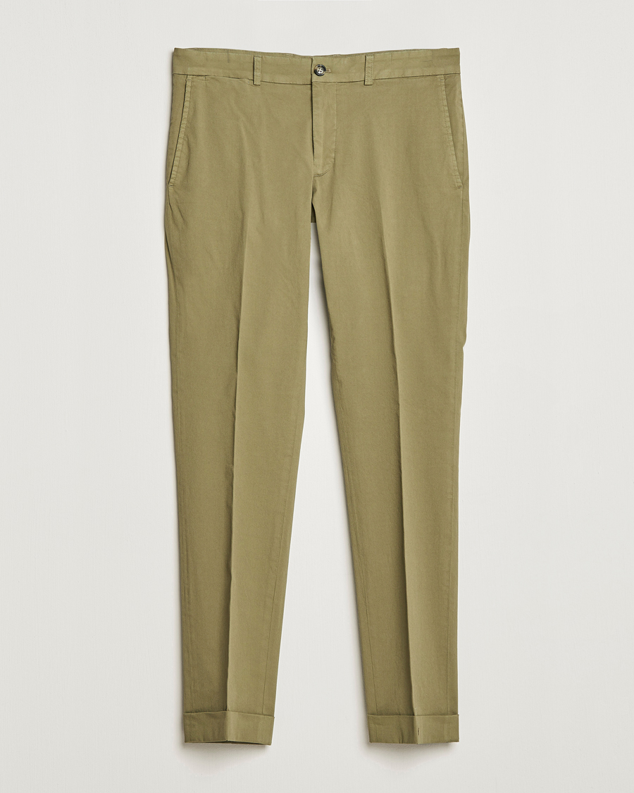 Homme | Pantalons | J.Lindeberg | Grant Cotton Garment Dye Pants Aloe