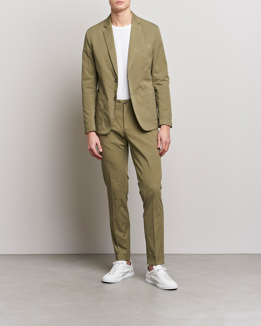 Homme | Pantalons | J.Lindeberg | Grant Cotton Garment Dye Pants Aloe