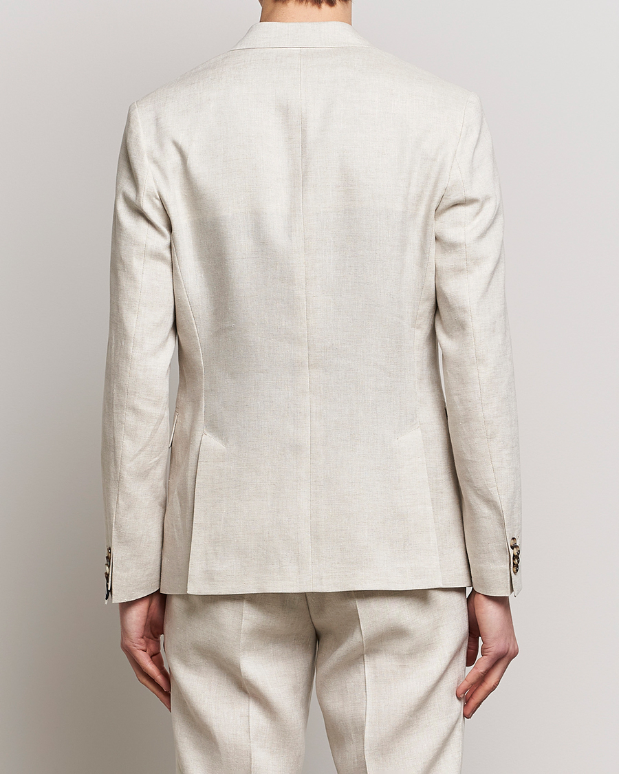 Homme | Blazers | J.Lindeberg | Hopper Super Linen Blazer Safari Beige