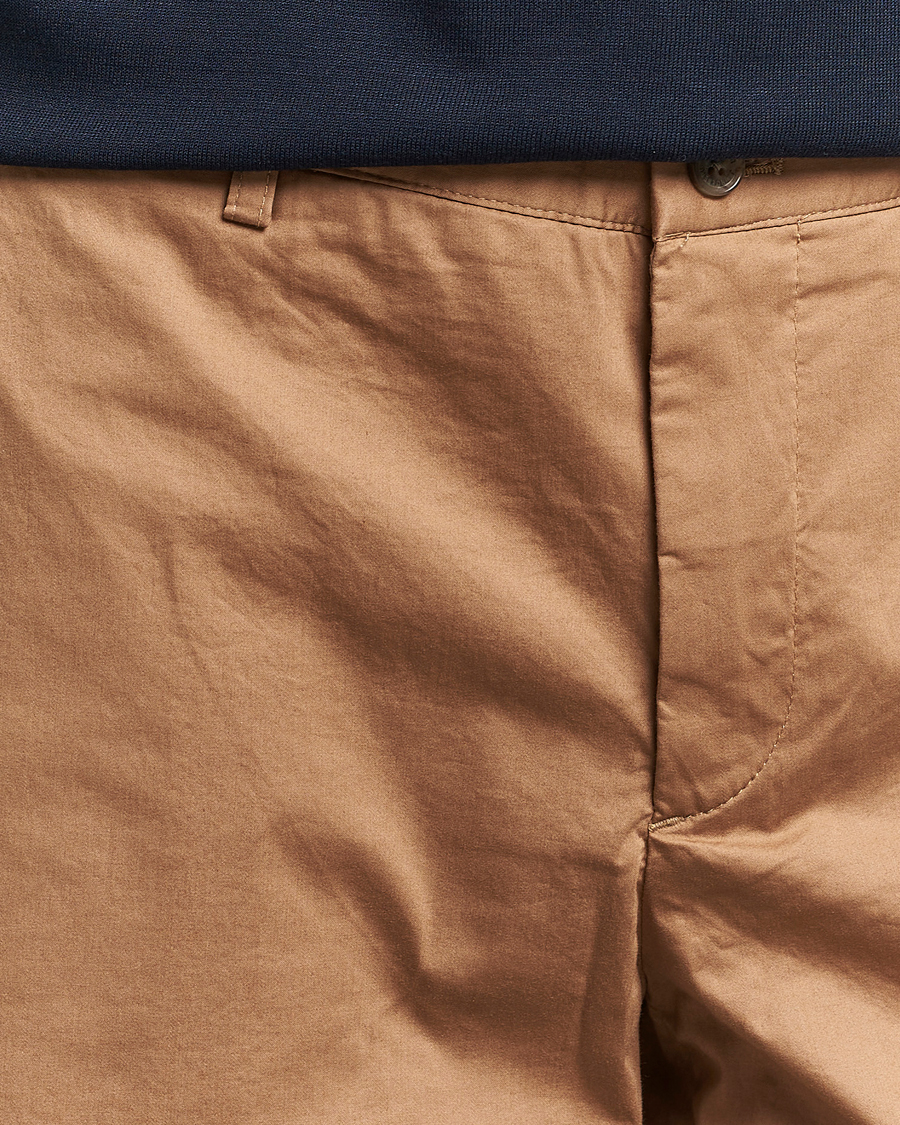 Homme | Shorts | J.Lindeberg | Nathan Super Satin Shorts Tiger Brown