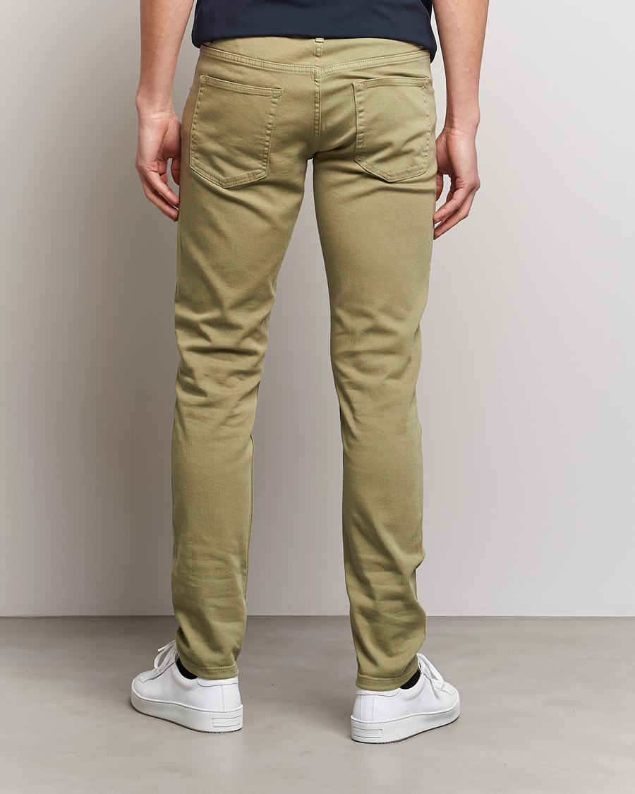 Homme | Pantalons | J.Lindeberg | Jay Solid Stretch 5-Pocket Trousers Aloe