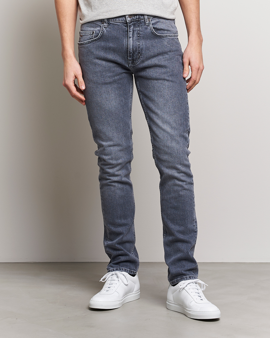 Homme | Jeans | J.Lindeberg | Cedar Greyish Organic Cotton Jeans Granite Grey