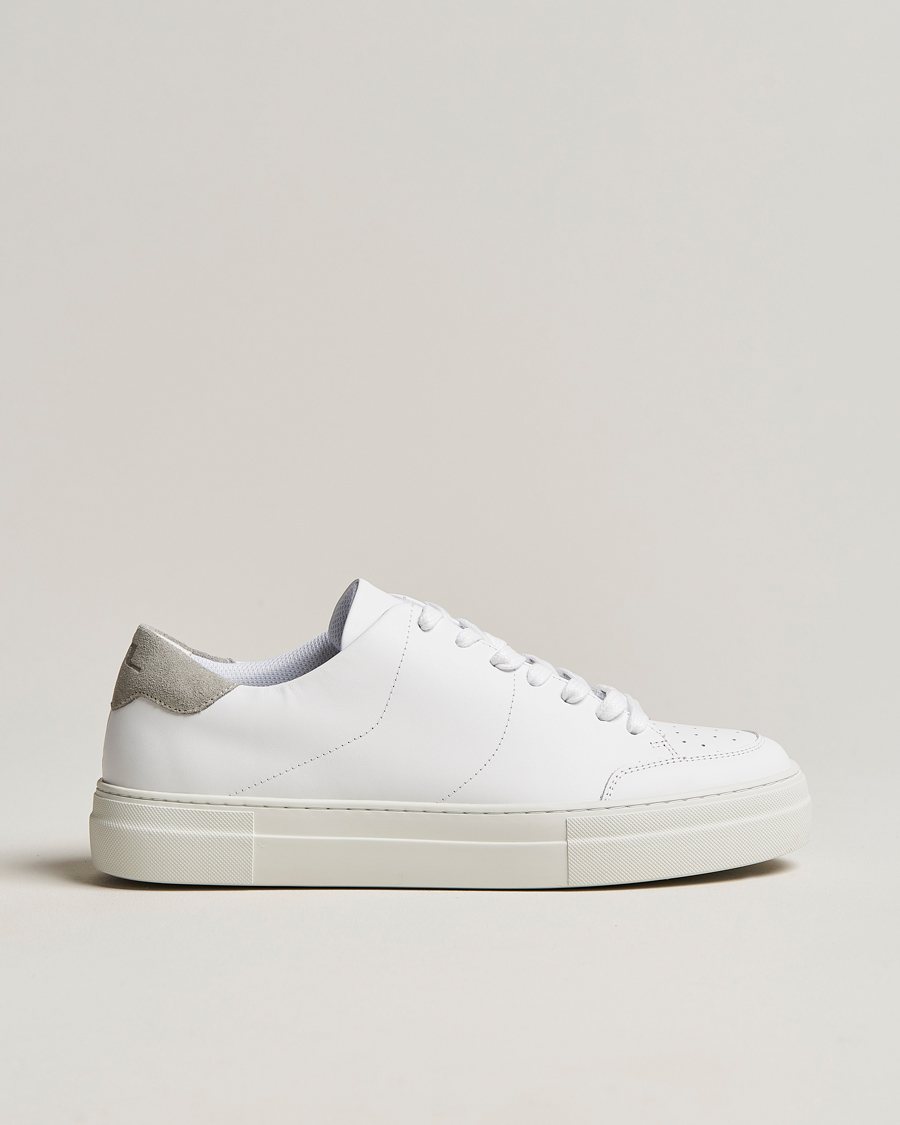 Homme | J.Lindeberg Art Signature Leather Sneaker White | J.Lindeberg | Art Signature Leather Sneaker White