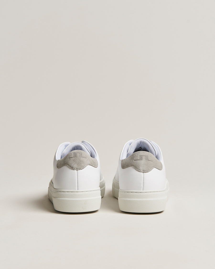 Homme | J.Lindeberg Art Signature Leather Sneaker White | J.Lindeberg | Art Signature Leather Sneaker White