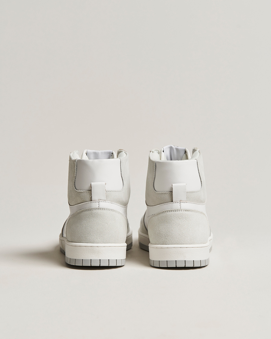 Homme | J.Lindeberg Kane High Top Leather Sneaker White | J.Lindeberg | Kane High Top Leather Sneaker White