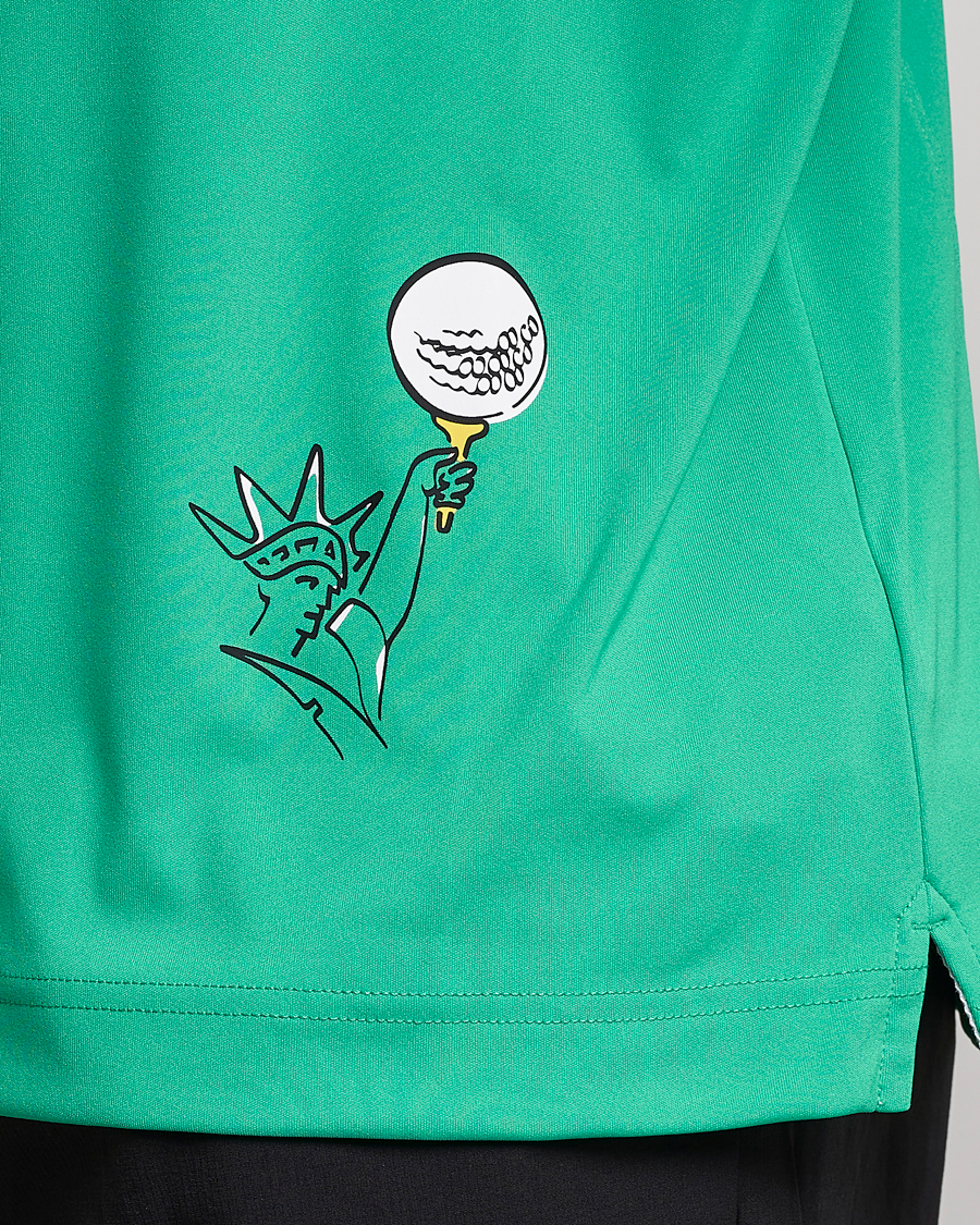 Homme | Polos | J.Lindeberg | KV PGA Printed Jersey Polo Blarney Green