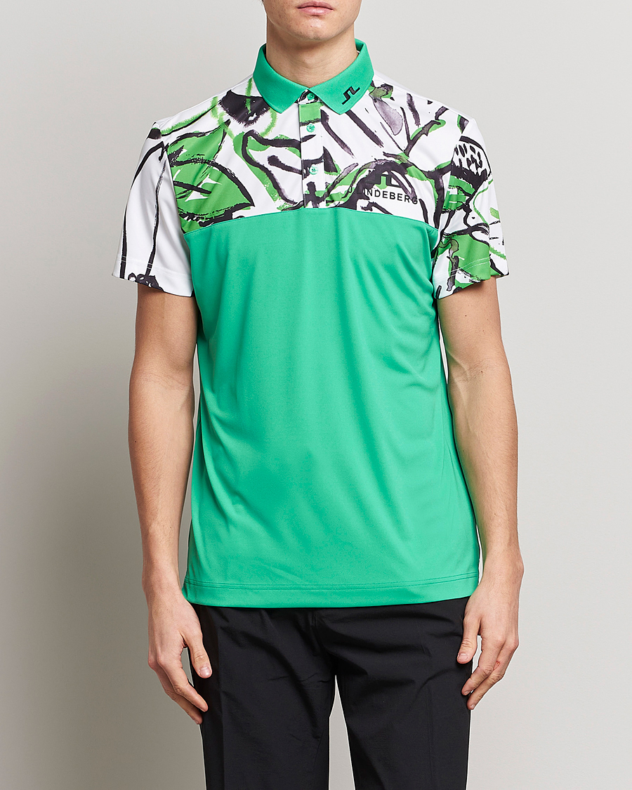 Homme | Polos | J.Lindeberg | Jeff Masters TX Jersey Polo White