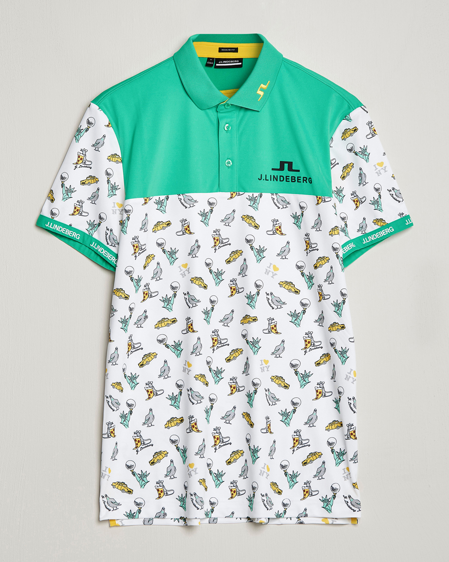 Homme | Polos | J.Lindeberg | Jeff PGA TX Jersey Polo White