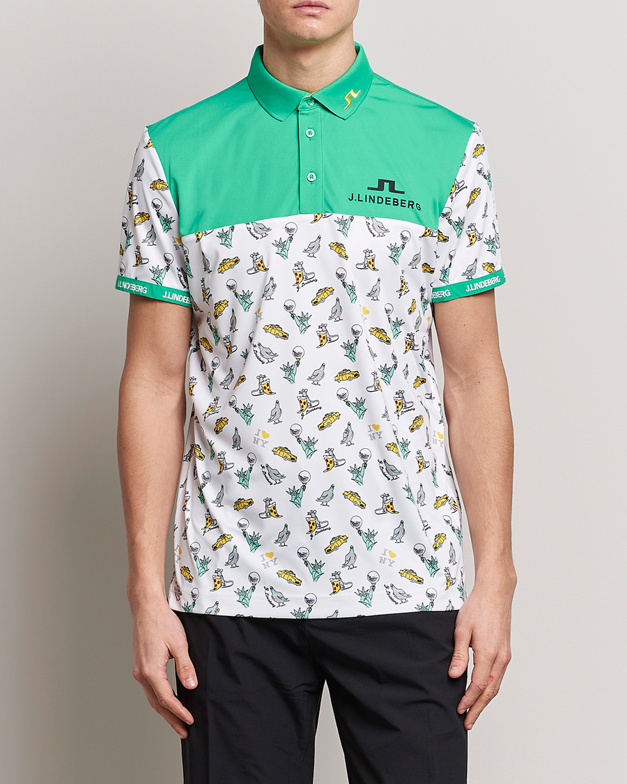 Homme | Polos | J.Lindeberg | Jeff PGA TX Jersey Polo White