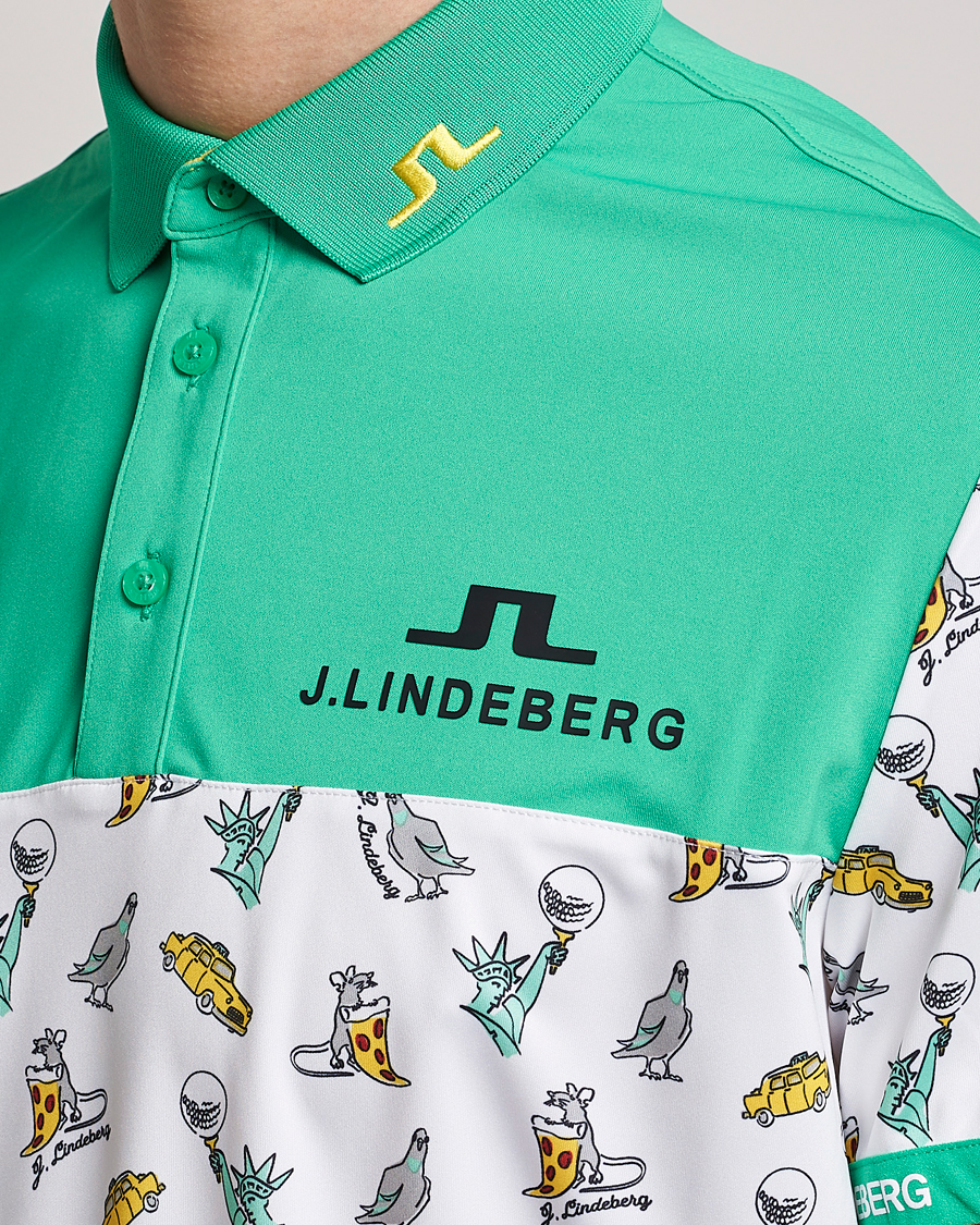 Homme | Polos | J.Lindeberg | Jeff PGA TX Jersey Polo White