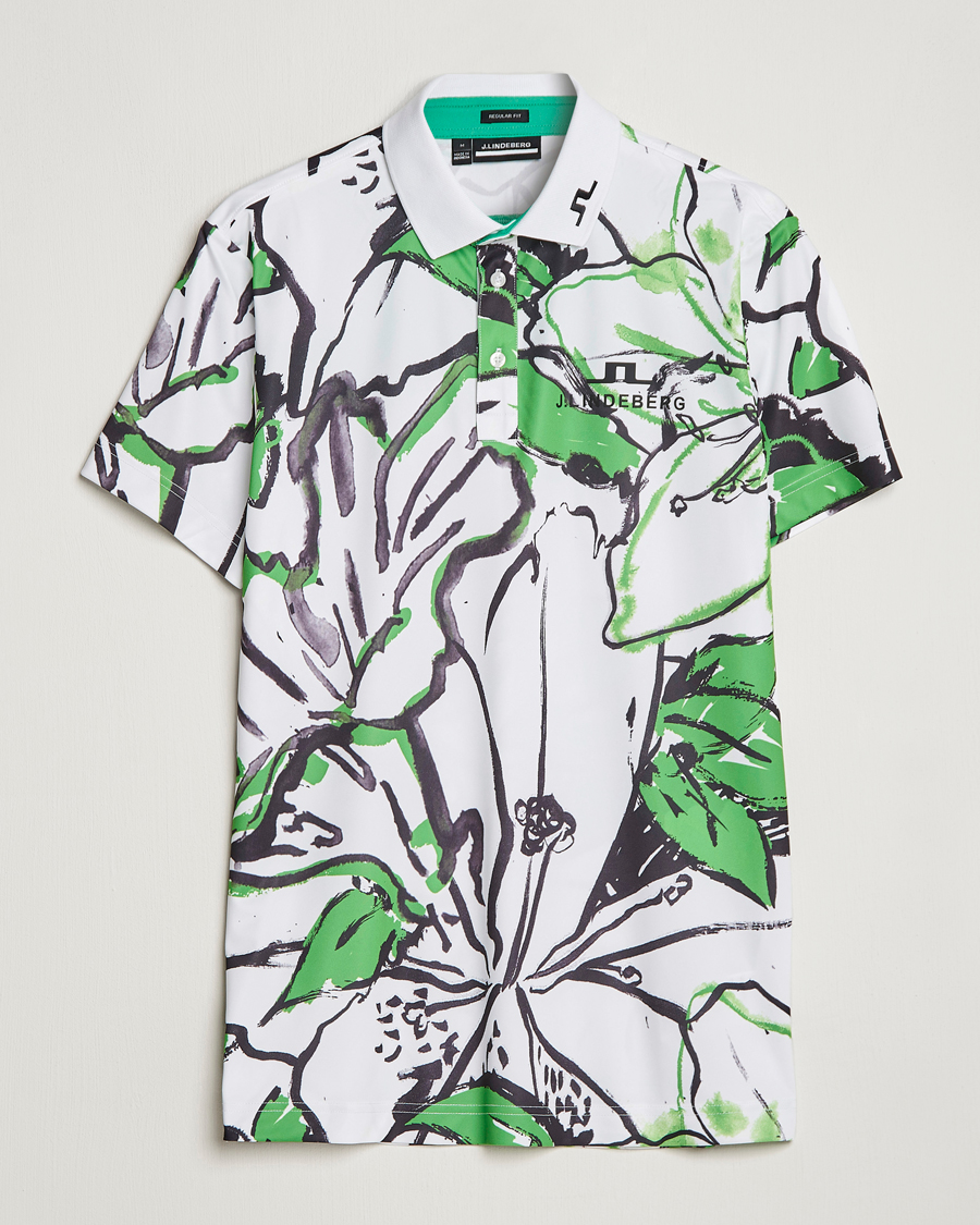 Homme | Polos | J.Lindeberg | KV Masters TX Jersey Polo White