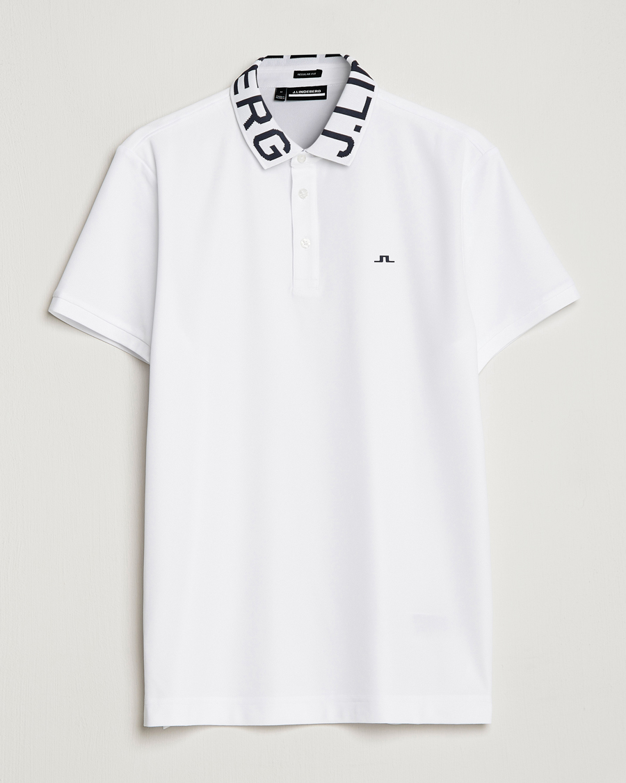 Homme | Polos | J.Lindeberg | Gus Regular Polo White