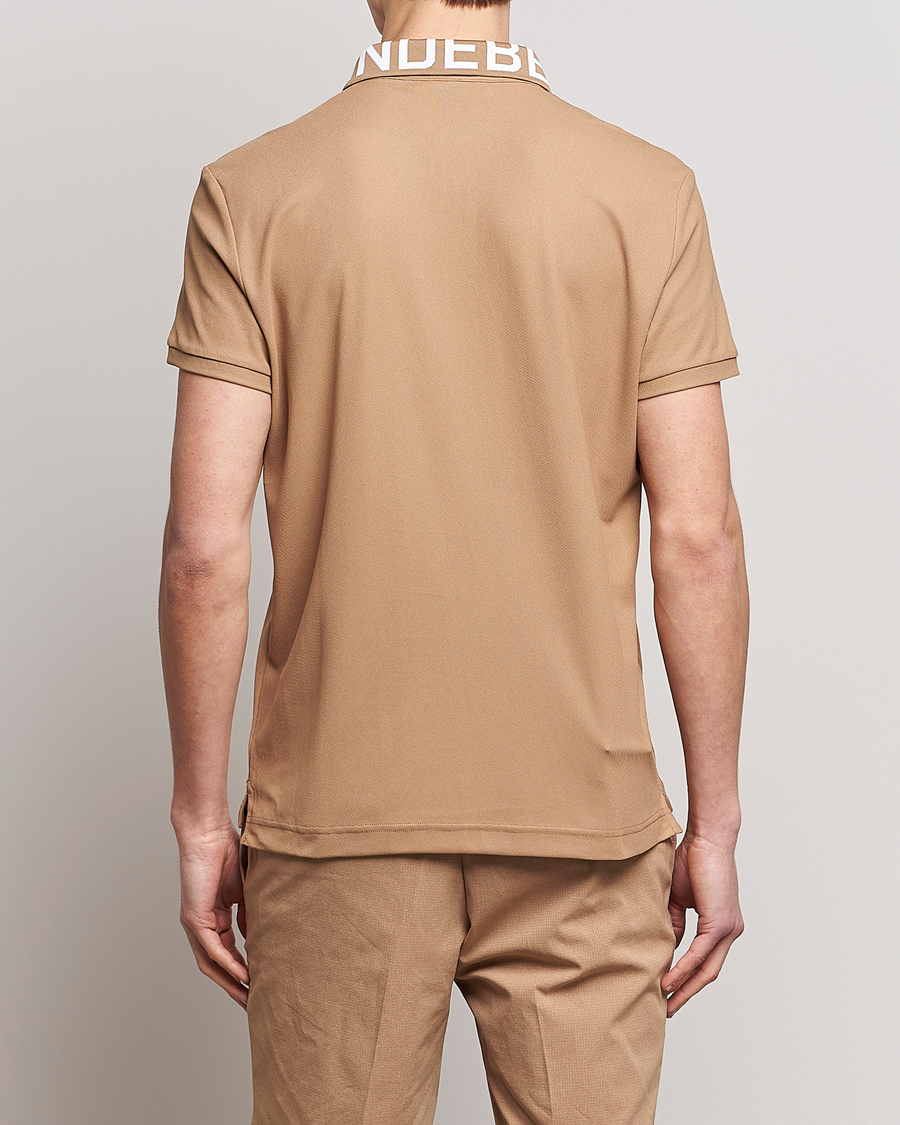 Homme | Polos | J.Lindeberg | Gus Regular Polo Tiger Brown