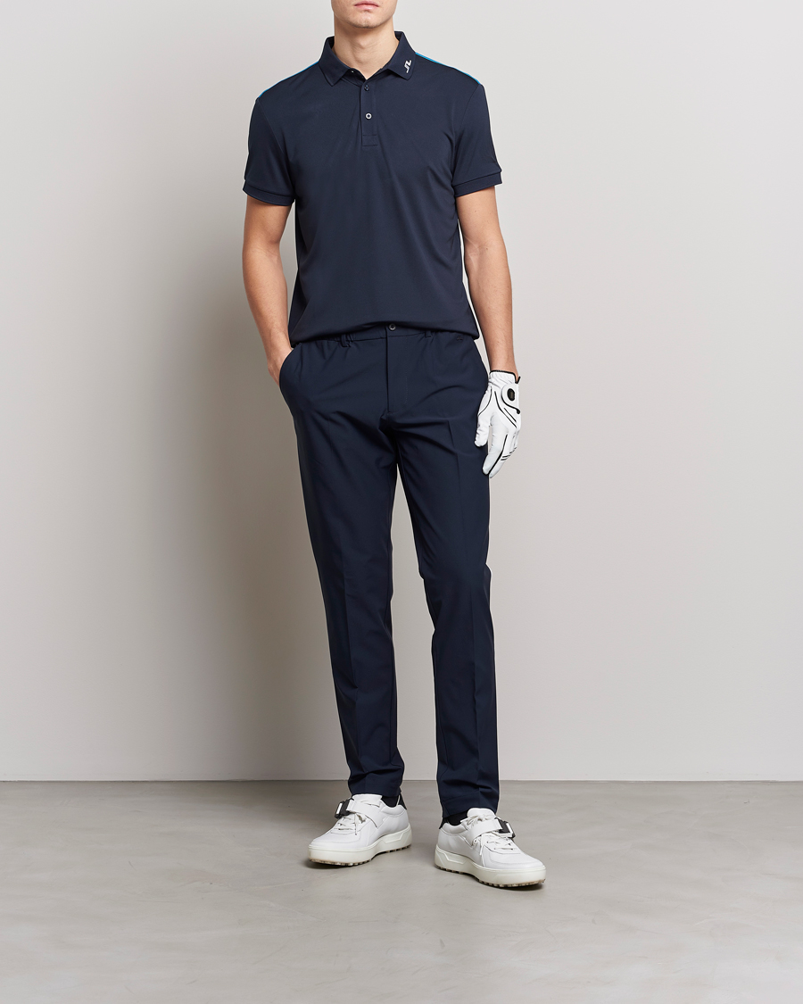 Homme | Polos | J.Lindeberg | Jeff Regular Fit Polo Navy