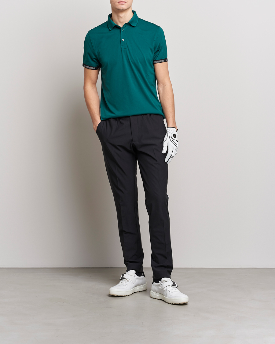 Homme | Polos | J.Lindeberg | Guy Regular Fit Polo Rain Forest
