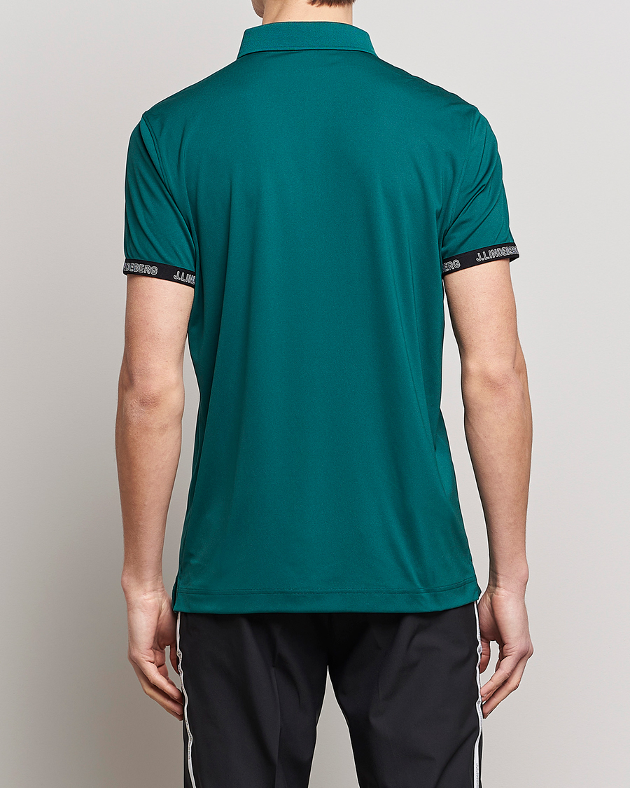 Homme | Polos | J.Lindeberg | Guy Regular Fit Polo Rain Forest