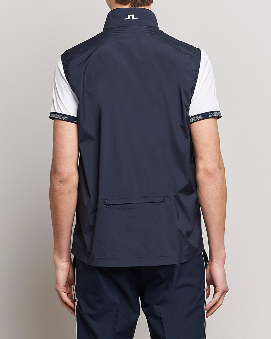 Homme | Gilets | J.Lindeberg | Ash Light Packable Vest Navy
