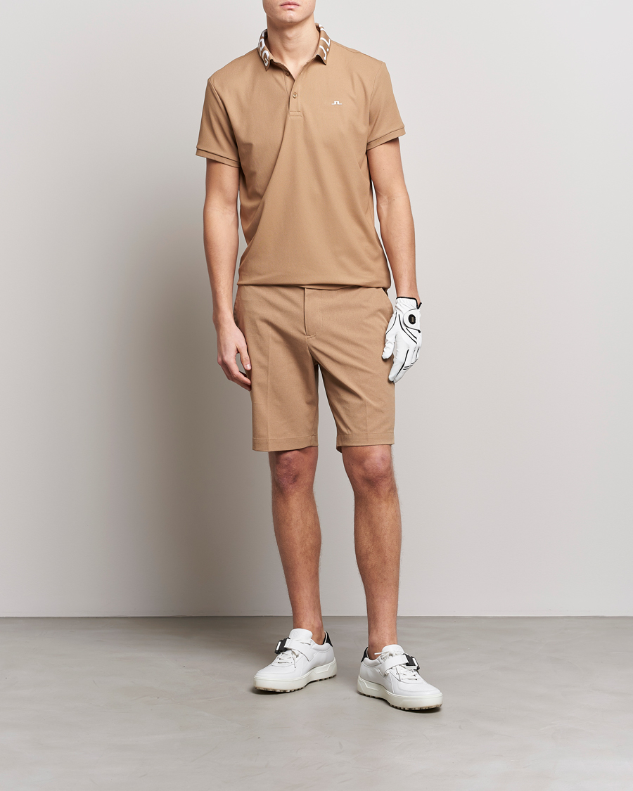 Homme | Shorts | J.Lindeberg | Vent Golf Shorts Tiger Brown