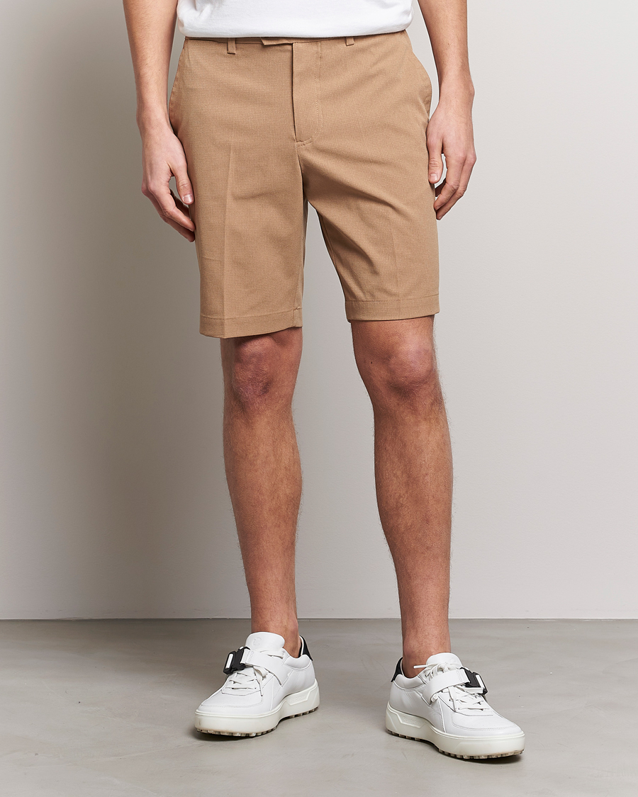 Homme | Shorts | J.Lindeberg | Vent Golf Shorts Tiger Brown
