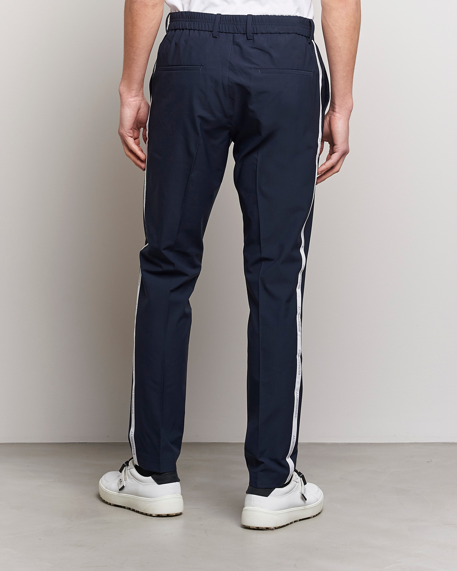Homme | Pantalons | J.Lindeberg | Stuart Stretch Stripe Golf Trouses Navy