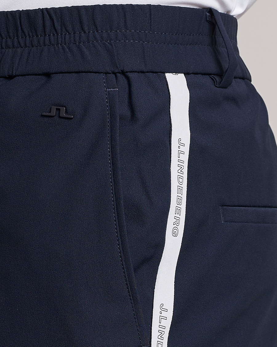 Homme | Pantalons | J.Lindeberg | Stuart Stretch Stripe Golf Trouses Navy