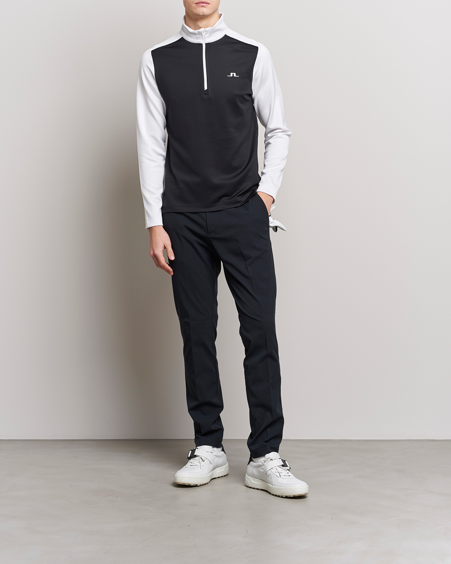 Homme | Pulls Et Tricots | J.Lindeberg | Terry Mid Layer Half Zip White