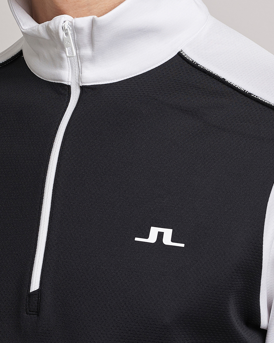Homme | Pulls Et Tricots | J.Lindeberg | Terry Mid Layer Half Zip White