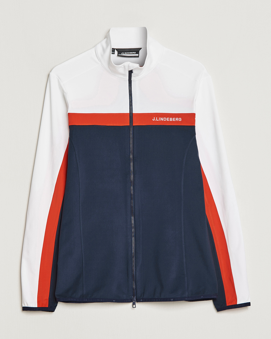 Homme | Pulls Et Tricots | J.Lindeberg | Jarvis Mid Layer Full Zip Navy