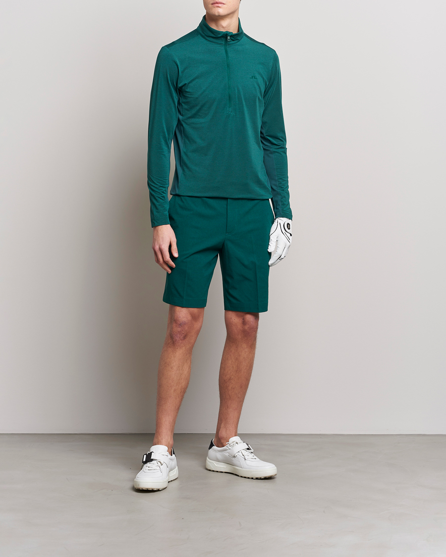 Homme | Pulls Et Tricots | J.Lindeberg | Luke Mid Layer Half Zip Rain Forest Melange