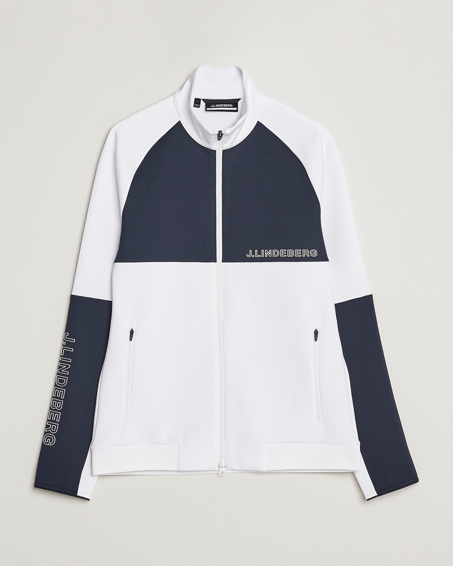 Homme | Manteaux Et Vestes | J.Lindeberg | Lazarus Mid Layer Full Zip White