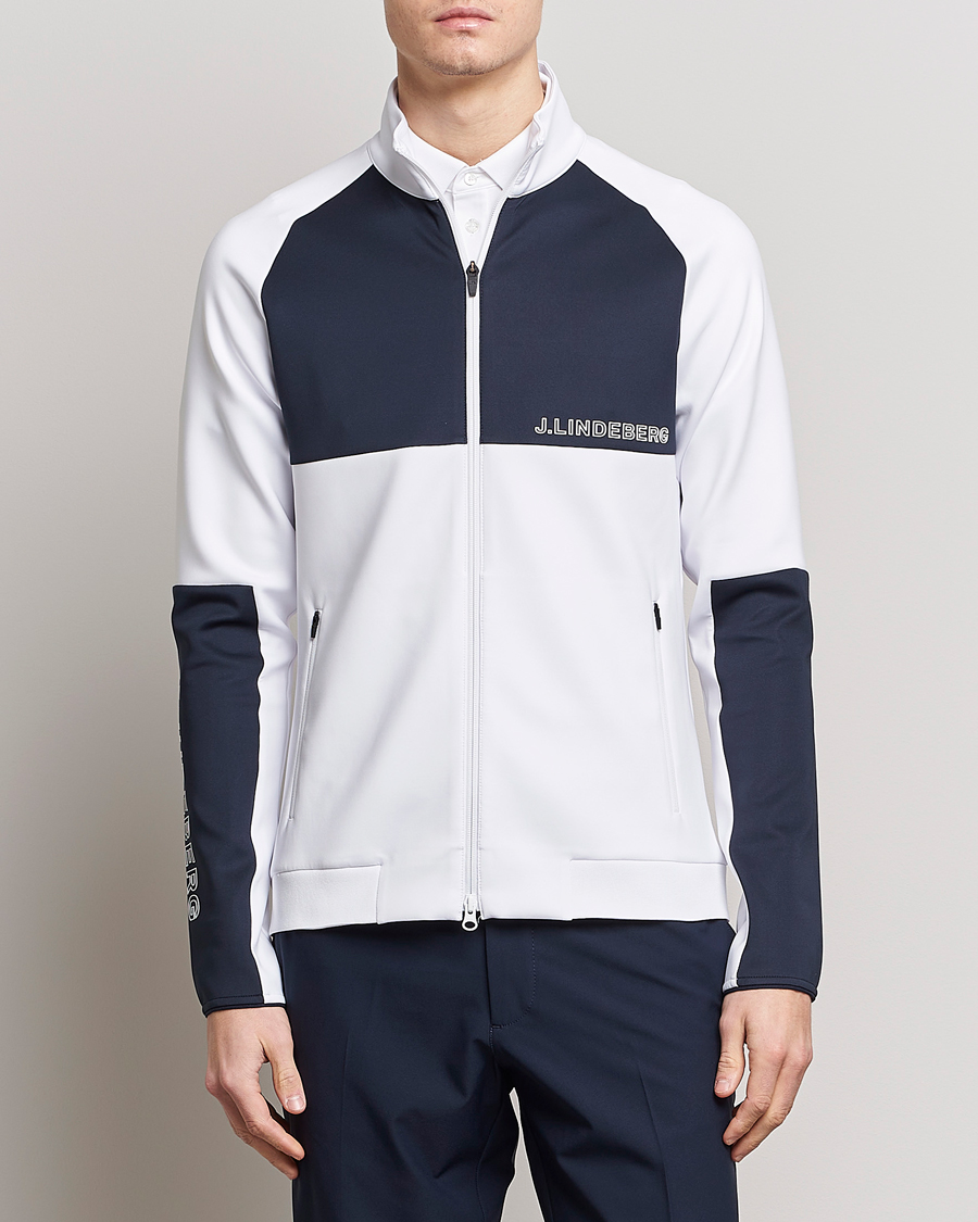 Homme | Manteaux Et Vestes | J.Lindeberg | Lazarus Mid Layer Full Zip White