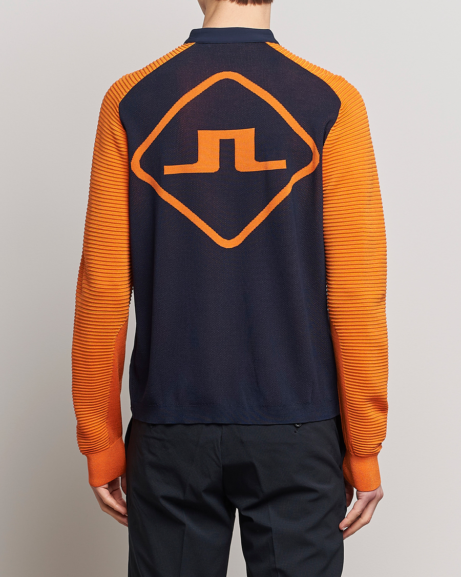 Homme | Manteaux Et Vestes | J.Lindeberg | Rolf Hybrid Knitted Jacket Navy