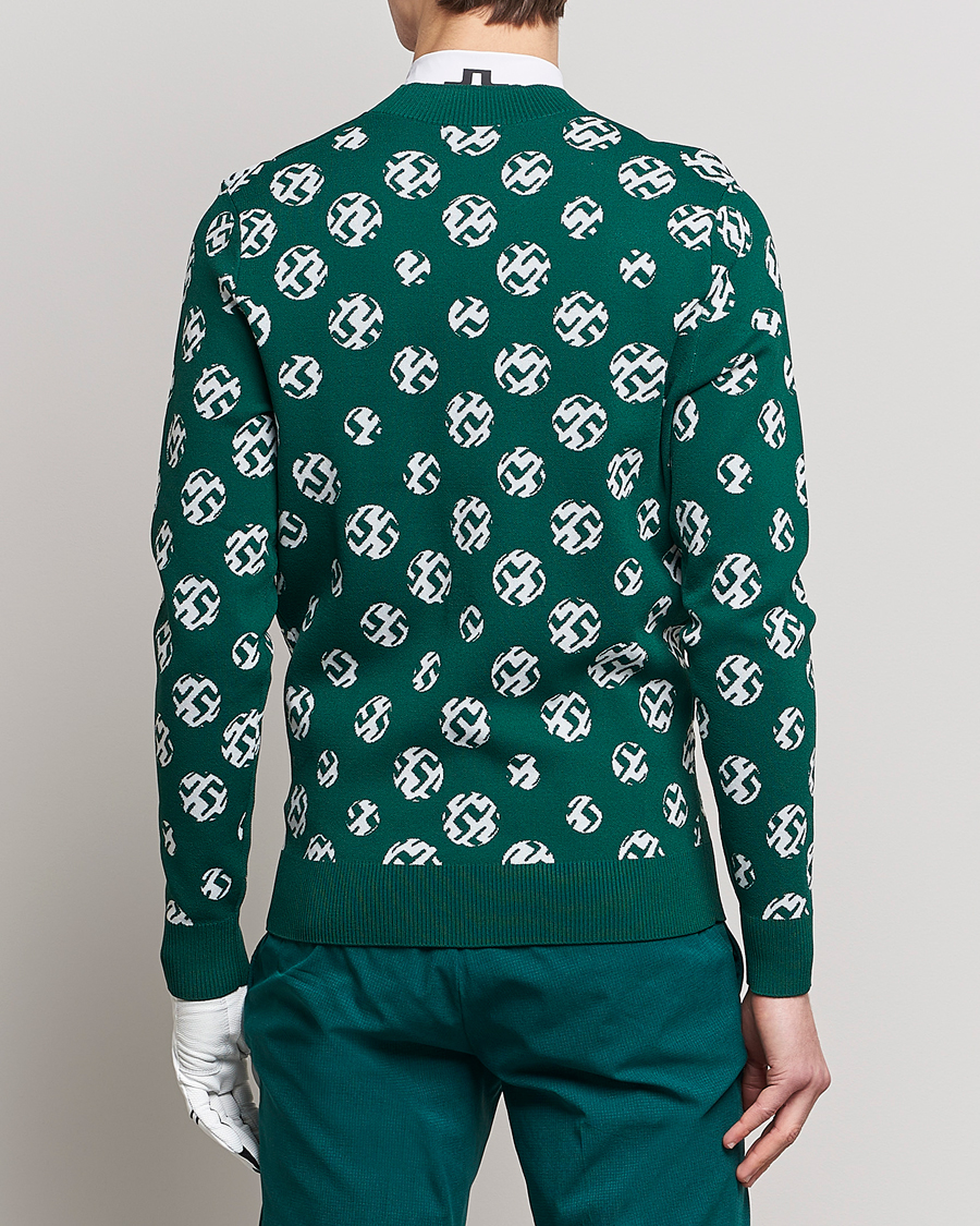 Homme | Pulls Et Tricots | J.Lindeberg | Gus Jaccquard Knitted Sweater Rain Forest