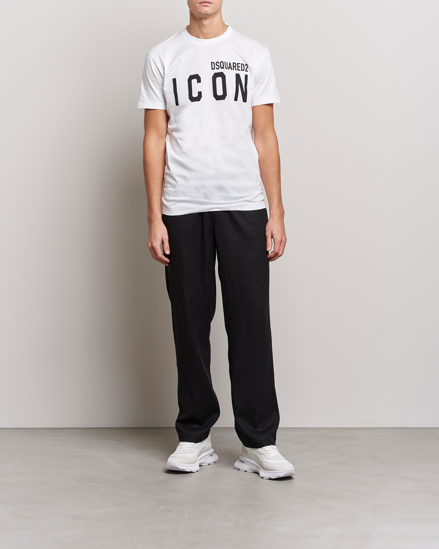 Homme | T-shirts | Dsquared2 | Icon Logo Tee White