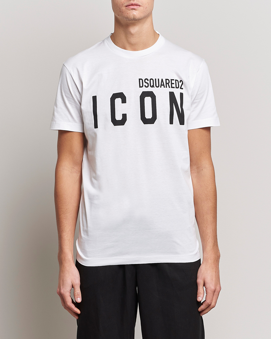 Homme | Soldes -60% | Dsquared2 | Icon Logo Tee White