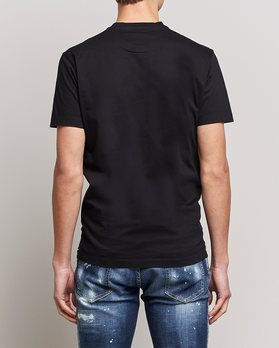 Homme | T-shirts | Dsquared2 | Icon Transparent Logo Tee Black